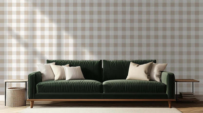 Golden Checkered Elegance wall art - XWALLX