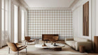 Golden Checkered Elegance duvar dekoru - XWALLX