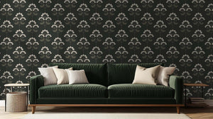 Golden Botanical Bloom wall art - XWALLX