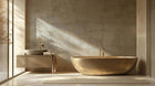 Bronz Banyo Sığınağı Duvar posteri - XWALLX