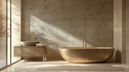Bronze Bath Sanctuary wall mural - XWALLX