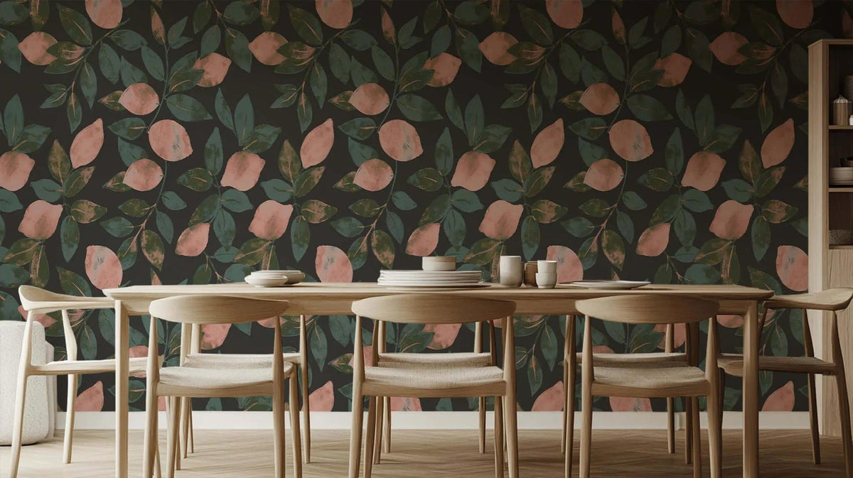 Blush Lemon Grove Artistic wallpaper - XWALLX