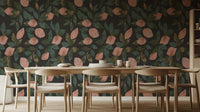 Lemon grove wall mural for a fresh kitchen feature wall