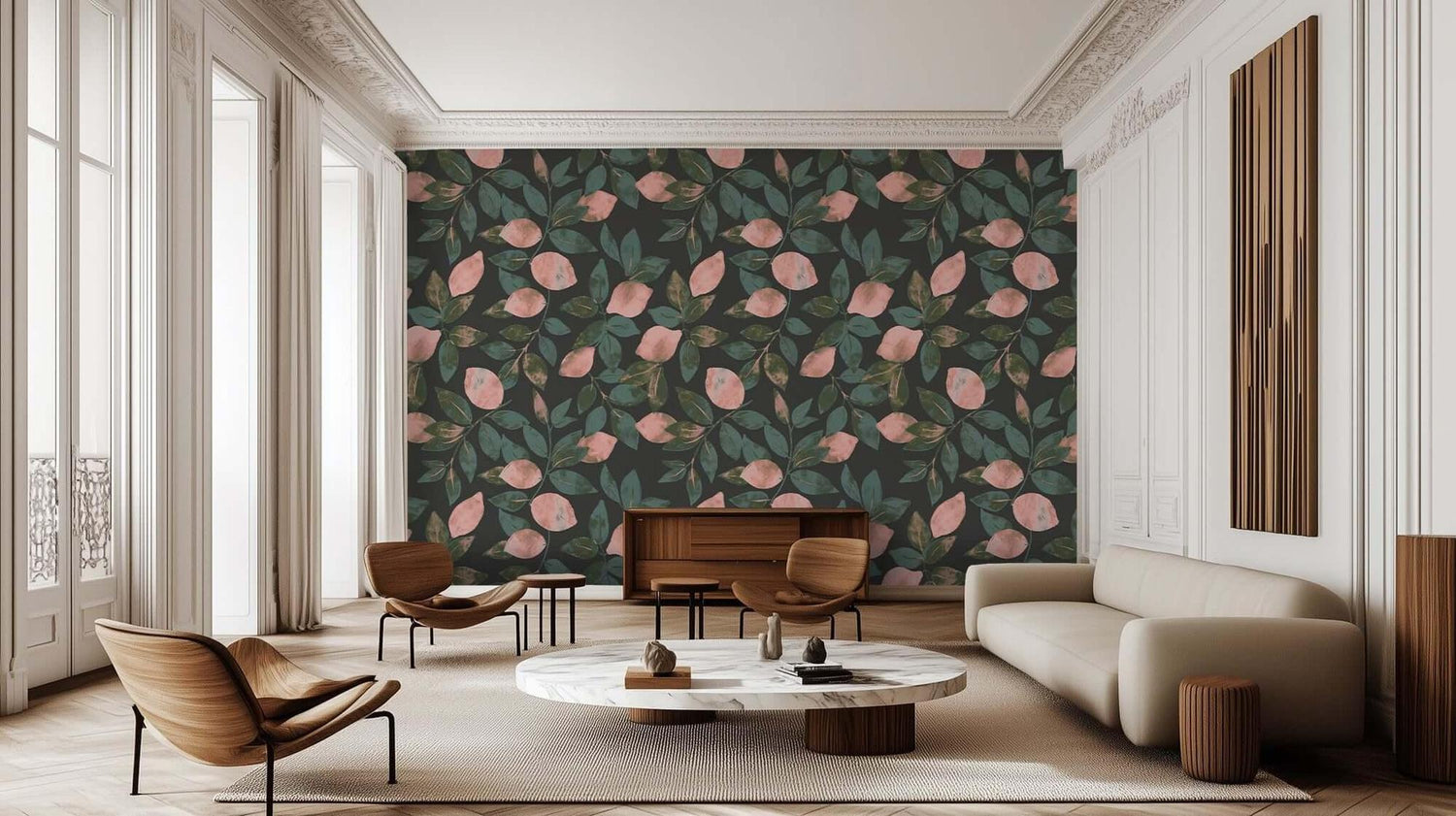 Blush Lemon Grove Artistic wall decor - XWALLX