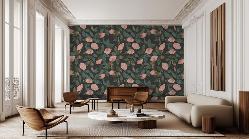 Blush Lemon Grove Artistik duvar dekoru - XWALLX