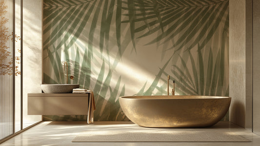 Verdant Palm Fronds Nature wall mural - XWALLX