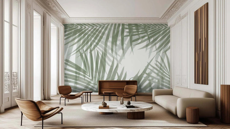 Verdant Palm Fronds Doğa duvar dekoru - XWALLX