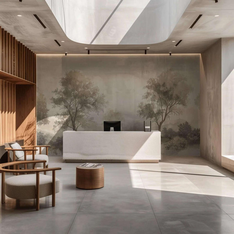 Minimalist Orman duvar sanatı - XWALLX