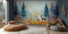 Watercolor Forest Friends Wallpaper Mural