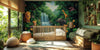 Sweet Jungle Animals Wallpaper Mural