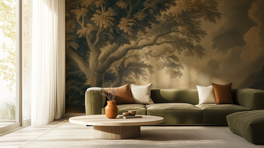 Pastoral wall mural - XWALLX