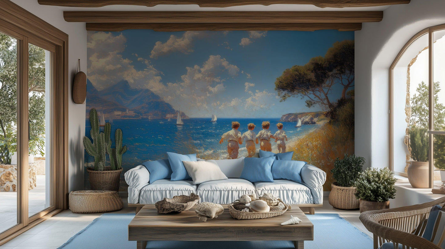 Coastal wall mural - XWALLX