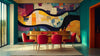 Colorful Geometric Wallpaper Mural