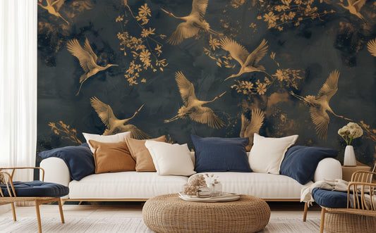 Crane wall mural - XWALLX