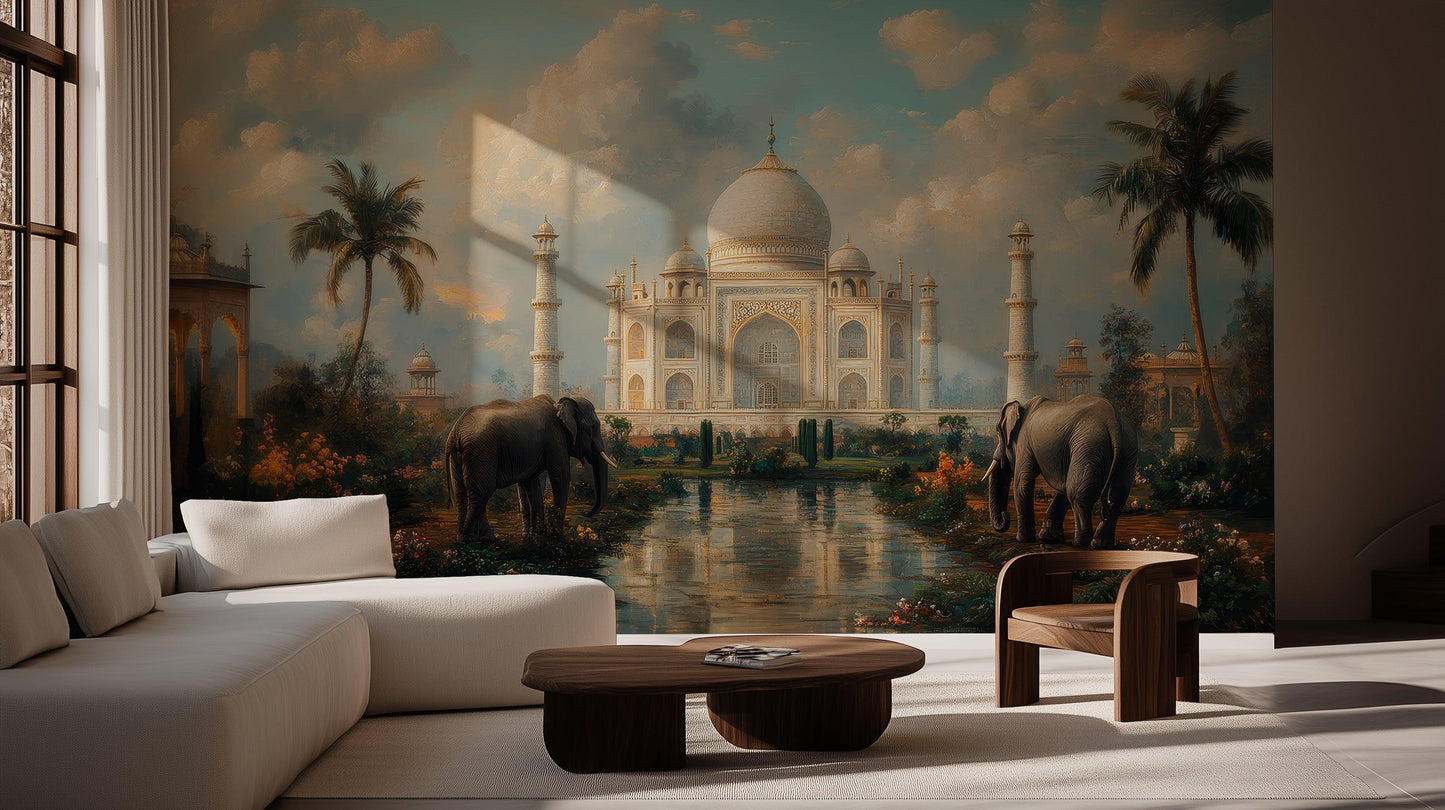 Taj Mahal wall mural - XWALLX