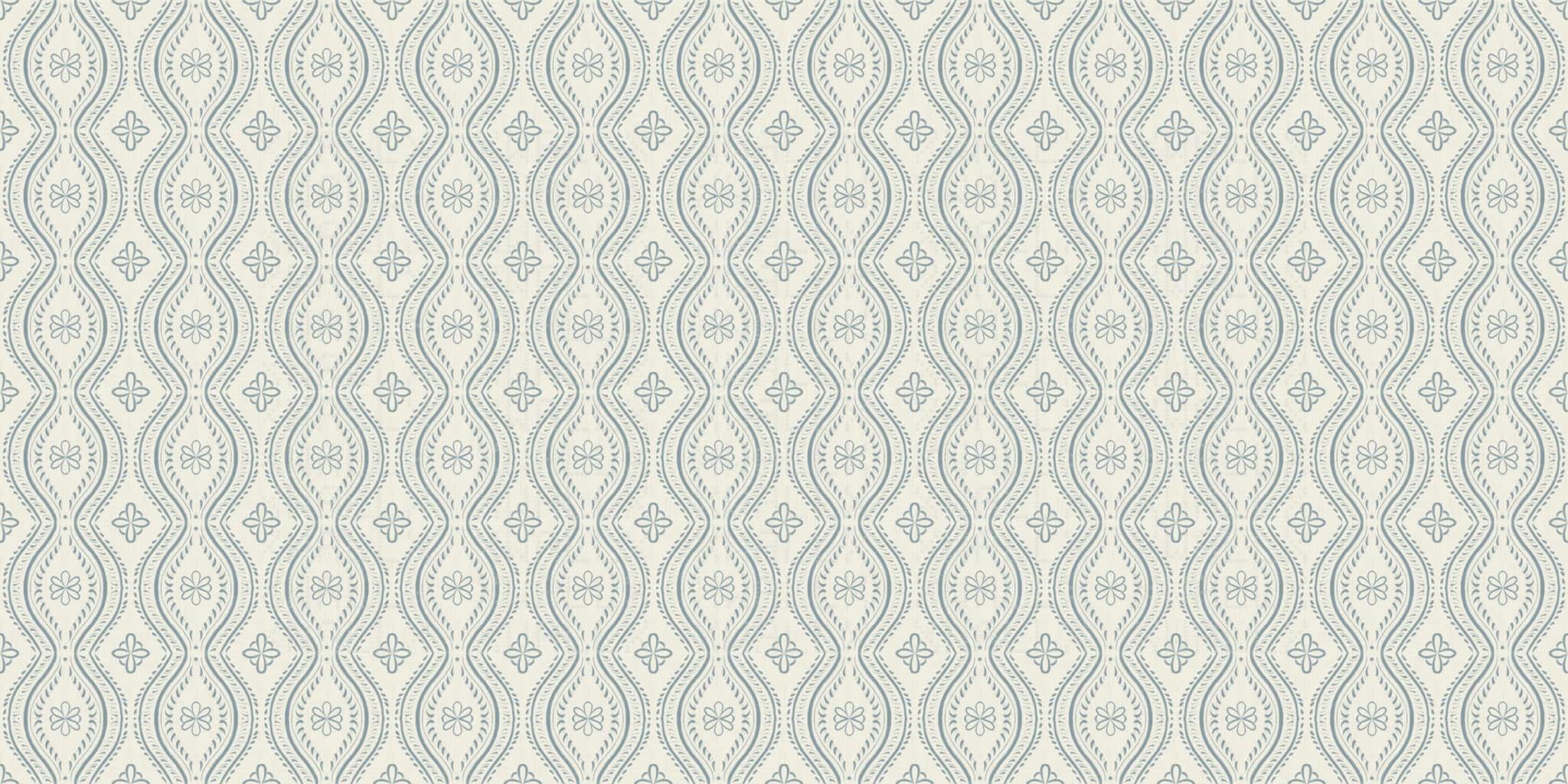 Elegant Wave Pattern Wall Mural