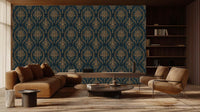 Luxurious Gold-Foliated Design wall art - XWALLX