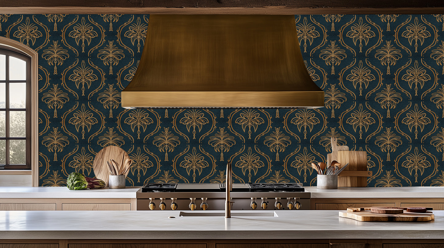 Luxurious Gold-Foliated Design wall decor - XWALLX