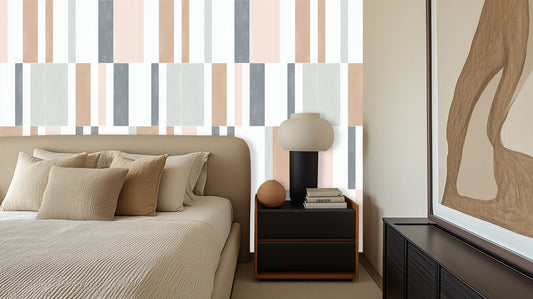 Chic Geometric Panel wall mural - XWALLX