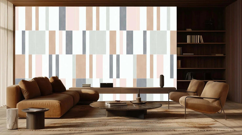 Şık Geometrik Panel duvar sanatı - XWALLX
