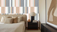 Tranquil Striped Wall Mural for Modern Interiors wall mural - XWALLX