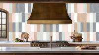 Tranquil Striped Wall Mural for Modern Interiors wall art - XWALLX