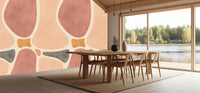 Organic Abstract Forms wallpaper mural - XWALLX