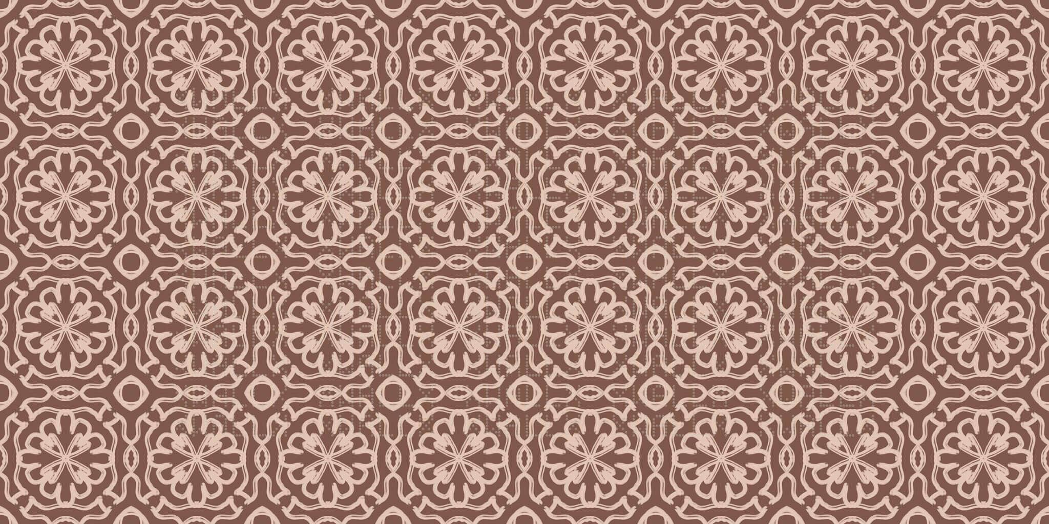 Flowing Quatrefoil Geometric Wallpaper Mural