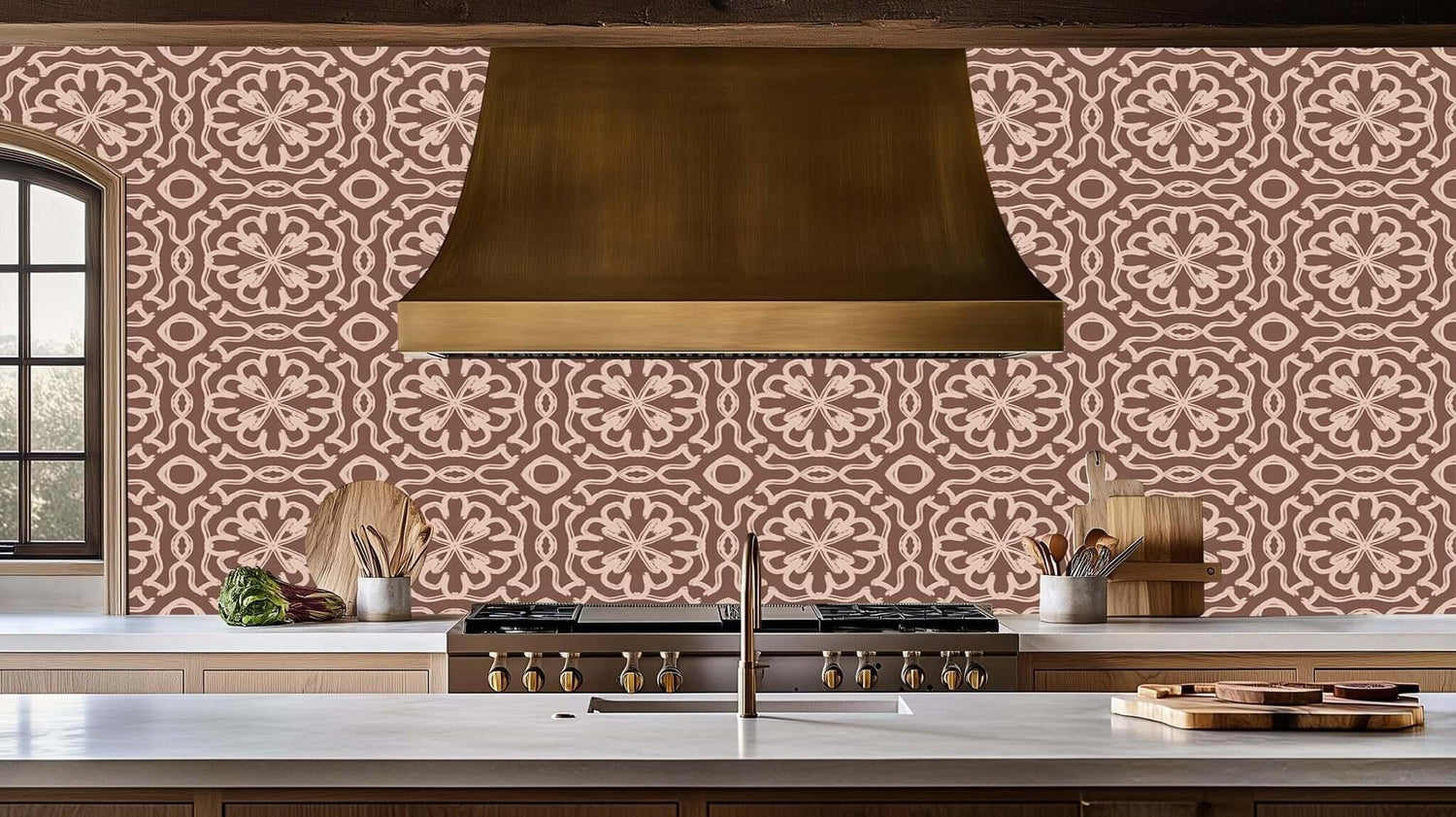Flowing Quatrefoil Geometric wall art - XWALLX