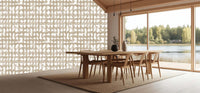 Interlocking Organic Waves wallpaper mural - XWALLX