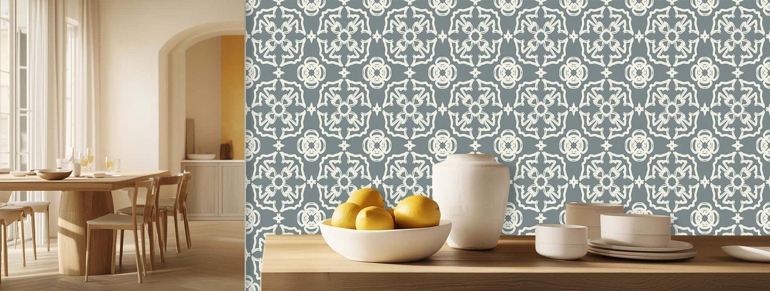 Artisanal Scrollwork Geometric wall art - XWALLX