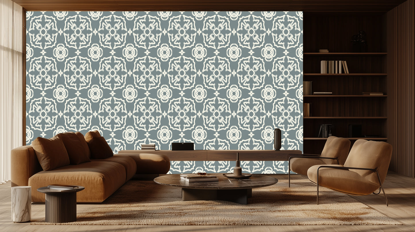 Artisanal Scrollwork Geometric wall decor - XWALLX