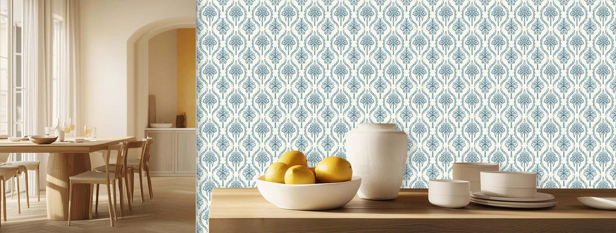 Ornate Botanical Scroll wallpaper - XWALLX