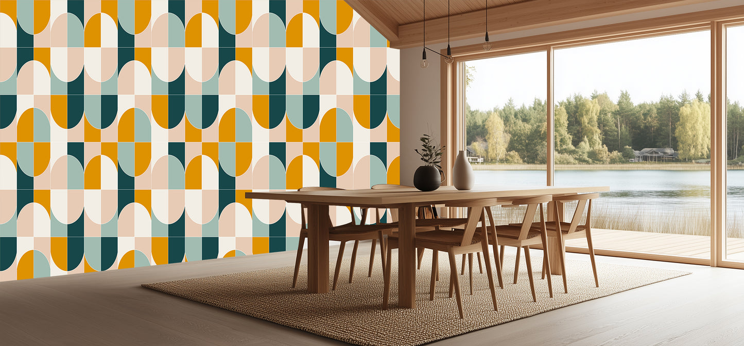 Vibrant Abstract Waves wallpaper - XWALLX