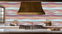 Flowing Color Waves Artistic wall art - XWALLX