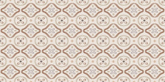 Earthy Floral Pattern Wall Mural