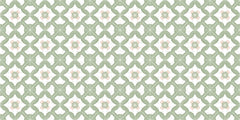 Serene Floral Geometric Wall Mural