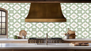 Serene Floral Geometric wall art - XWALLX