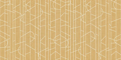 Geometric Forest Wall Mural for Modern Interiors