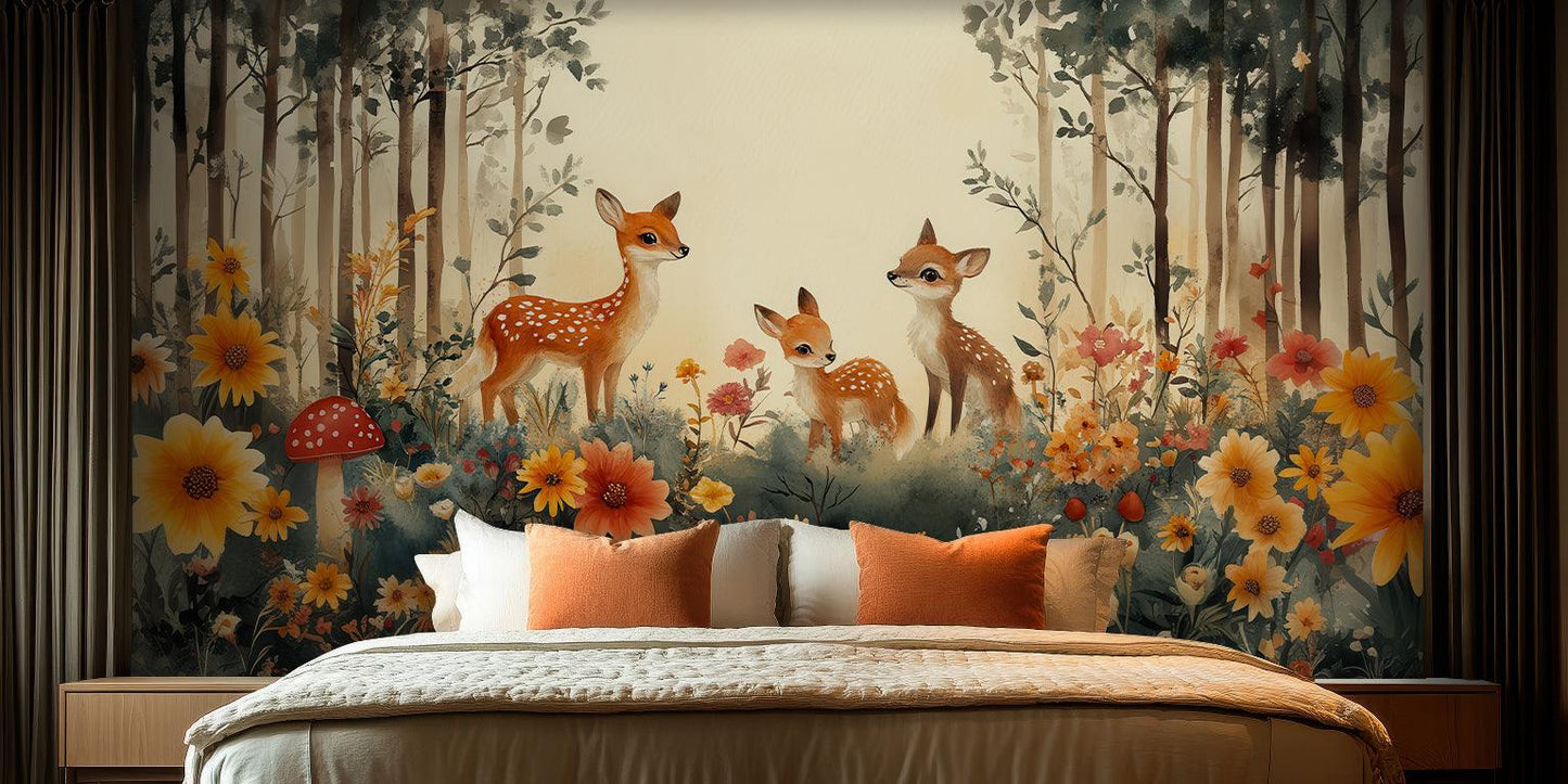 Deer and Fawn wallpaper - XWALLX