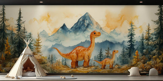 Dinosaur Family wall mural - XWALLX