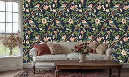 Perched Birds Botanical wall decor - XWALLX