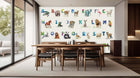 Whimsical Animal Alphabet duvar kağıdı - XWALLX