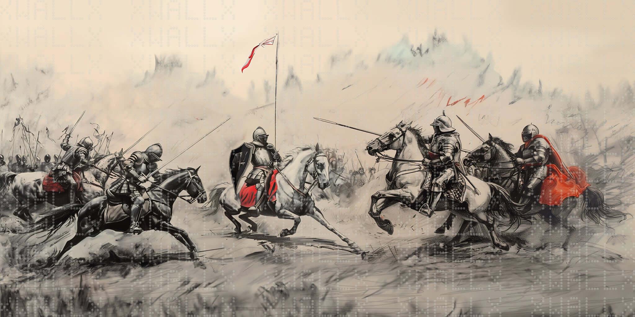 Epic Medieval Knights Duvar Posteri