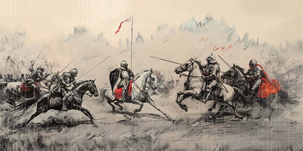 Epic Medieval Knights Duvar Posteri - Sample