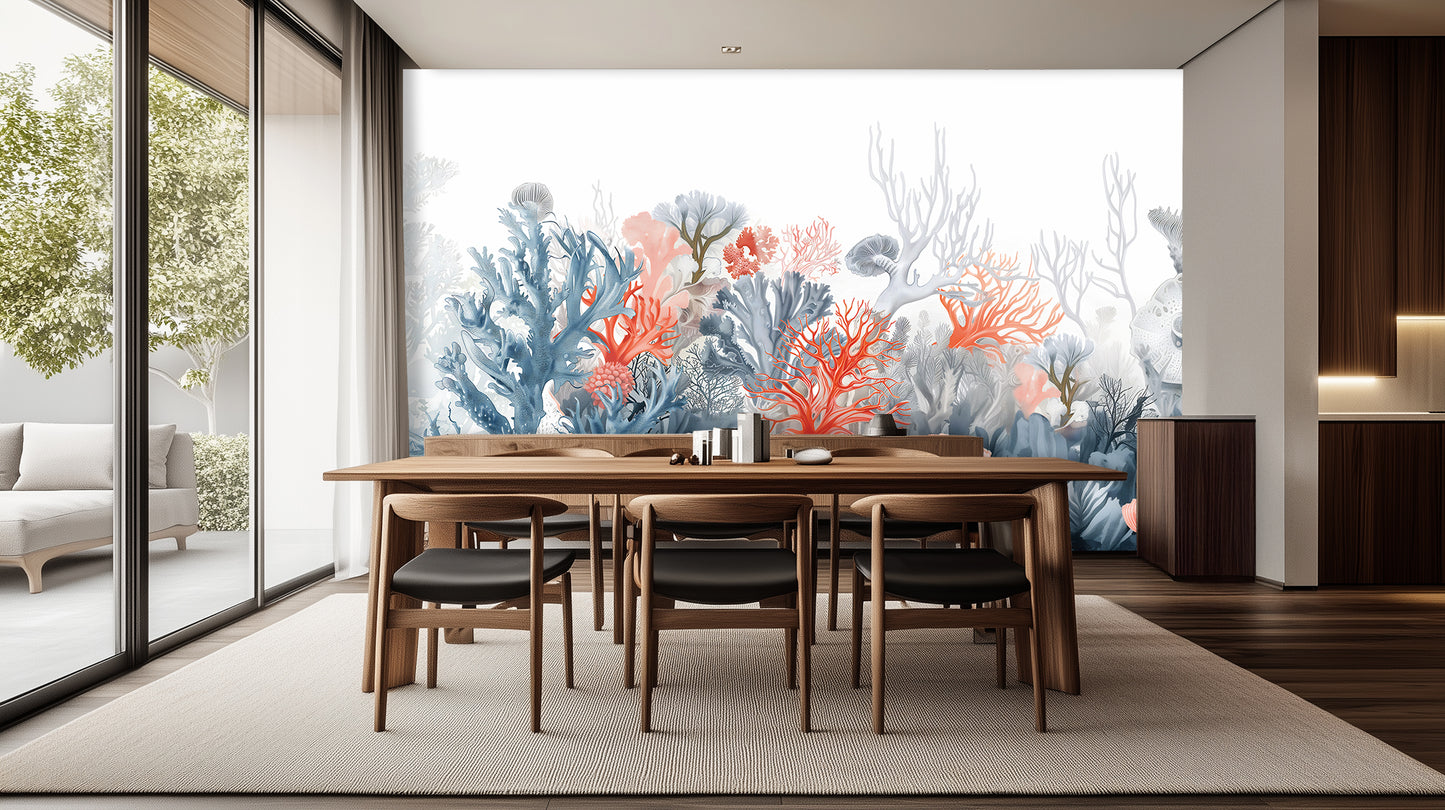 Vibrant Coral Reef wall art - XWALLX