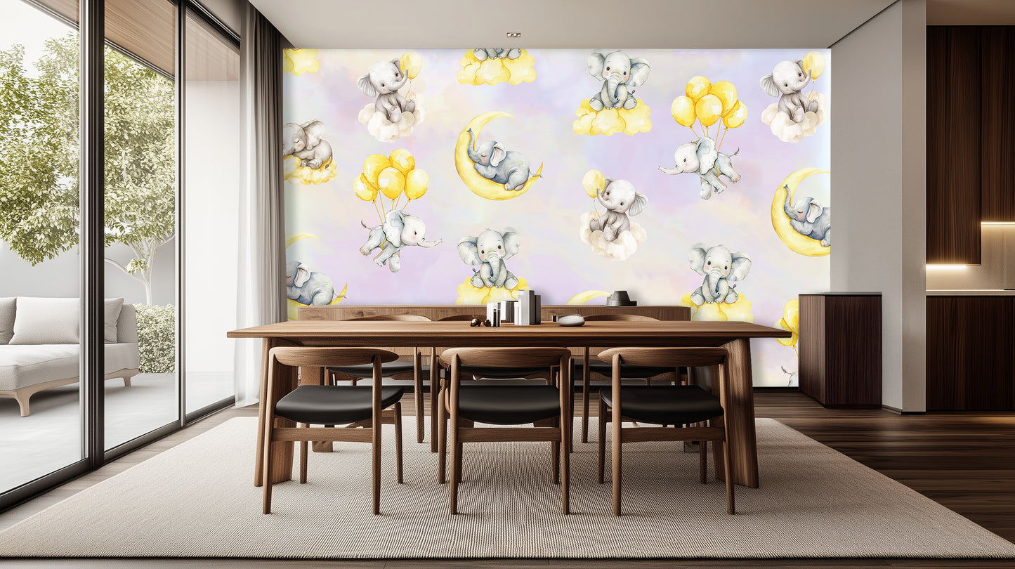 Whimsical Elephant Dreams wall art - XWALLX