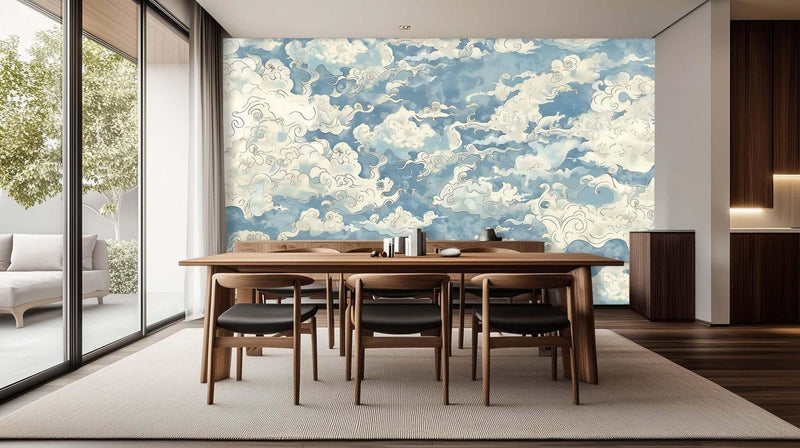 Whimsical Cloudscape poster duvar kağıdı - XWALLX