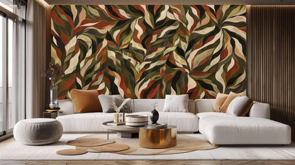 Lush Leafy Abstract wall decor - XWALLX