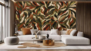 Lush Leafy Abstract wall decor - XWALLX
